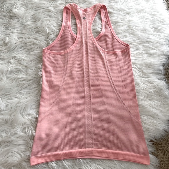 Peach lulu cool racer back tank top - Picture 2 of 6